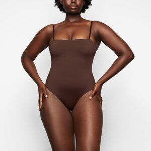 SKIMS Shaping Swim Cami One Piece Cocoa Womens XXS
